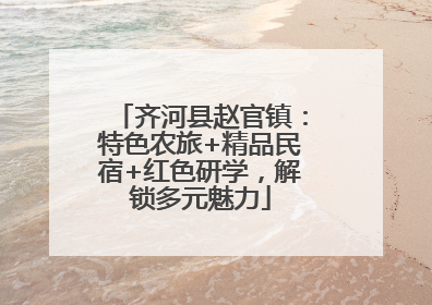 齐河县赵官镇：特色农旅+精品民宿+红色研学，解锁多元魅力