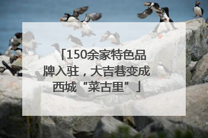 150余家特色品牌入驻，大吉巷变成西城“菜古里”