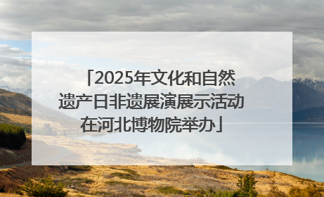 2025年文化和自然遗产日非遗展演展示活动在河北博物院举办