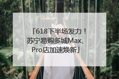618下半场发力！苏宁易购多城Max、Pro店加速焕新