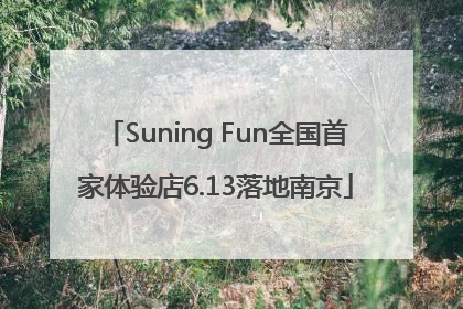 Suning Fun全国首家体验店6.13落地南京